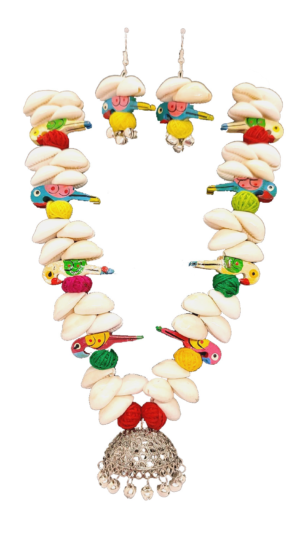 Multicolour Parrot Necklace Set