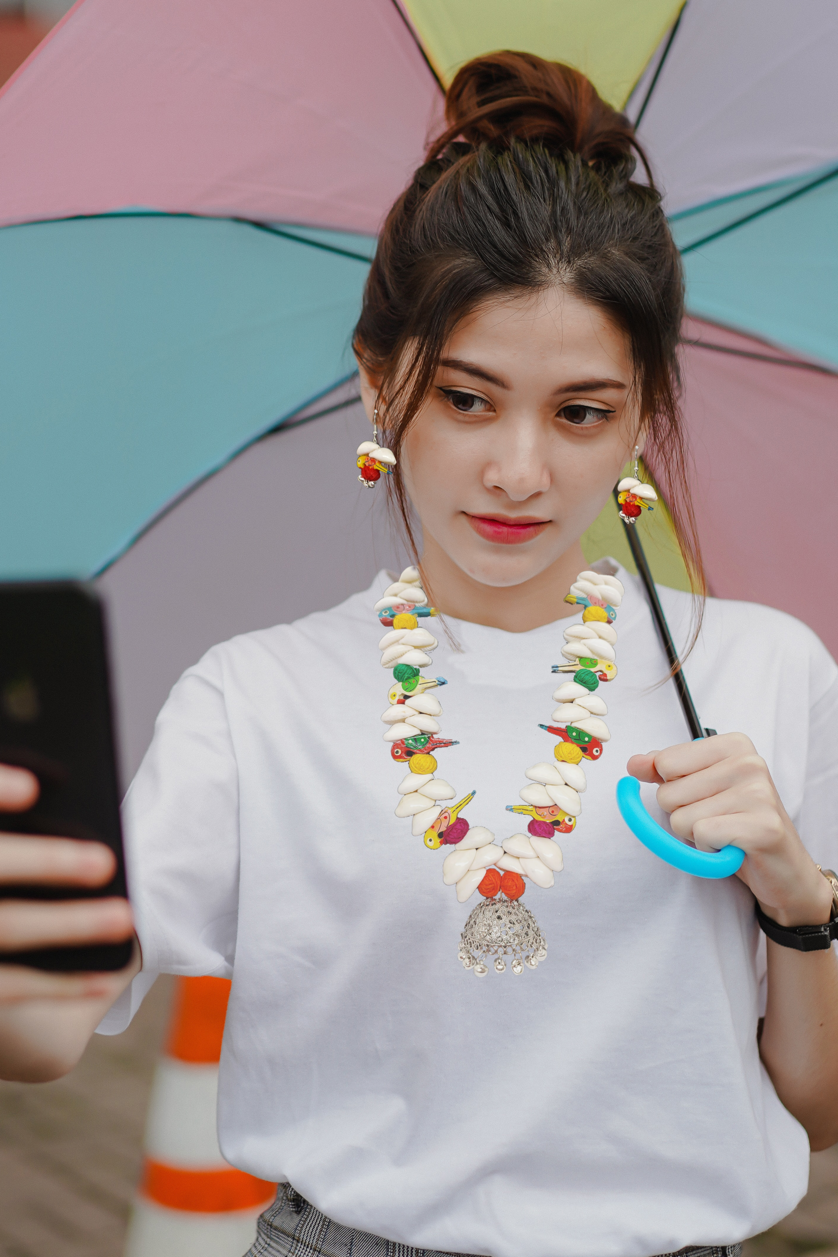 Multicolour Parrot Necklace Set